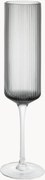 Set di 2 flute da champagne in vetro soffiato Ripple
