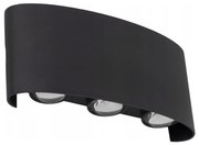 Applique a LED da esterno ARROW 6xLED/1W/230V IP54 nero