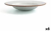 Piatto Fondo Ariane Terra Ceramica Beige (Ø 26 cm) (6 Unità)