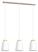 Lampadario a Sospensione BOLERO 3 WHITE o Black Colore del corpo Bianco