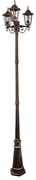 Lampada esterna 3xE27/20W/230V IP43 2,58 m effetto patina