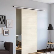 Porta scorrevole reversibile Oxford palissandro in mdf beige, L 93 x H 212 cm, con binario Belem