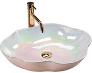 Lavabo da appoggio Rea Akoya Pearl