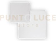 Pouche quadrato applique a parete bianco a led 3000k 15w  2000 lm