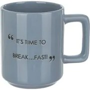Tazza mug blu 320 ml con scritta Quotes