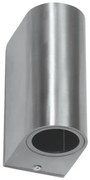 Applique da Esterno Bidirezione IP65 GU10 Stondata - Inox