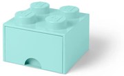 Scatola portaoggetti azzurra quadrata - LEGO®