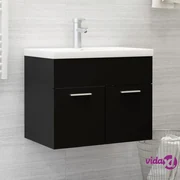 Mobile Bagno 80 Cm Con Lavabo Bacinella Da Appoggio Olmo E Bianco Ona