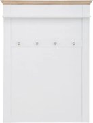 Appendiabiti da parete bianco con dettagli in rovere Bruce - Støraa