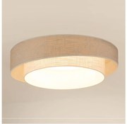 Brilagi - Plafoniera LED DOVER SHINE LED/26W/230V diametro 60 cm grigio/color crema