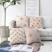 Federe in set da 4 con motivo natalizio 43x43 cm - Mila Home