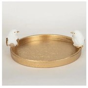 Piatto da tavola con uccelli 9,5x28x30,9 cm