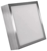 Plafoniera LED LED/12,5W/230V 3000/3500/4000K 17x17 cm cromo