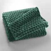 Coperta verde in microflanella 125x150 cm Mini Frosty – douceur d'intérieur