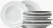 Servizio di piatti in porcellana Maria, 6 persone, set di 12