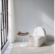 Tavolino CHILL 50x50 cm bianco/bronzo