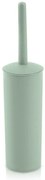 Scopino wc da appoggio verde acqua in plastica con portascopino