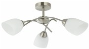 Lampadario a plafone DONNA 3xE27/60W/230V nichel