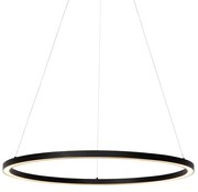 Lampada a sospensione nera 80 cm con LED a 3 livelli di dimmerazione - Girello