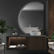 Specchio rotondo con luce LED E3
