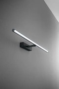 Applique a led riga 8040 n ct nero