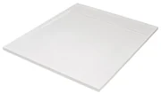 Piatto doccia SENSEA in resina Neo bianco L 90 x L 90 x H 3 cm opaco effetto pietra