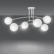 Lampadario a sospensione PREGOS 6 WHITE Colore del corpo Bianco