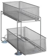 WENKO 53140800 - Mensola GIOMA 35x33,5 cm argento