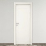 Porta tamburata battente Mood bianco L 80 x H 210 cm destra