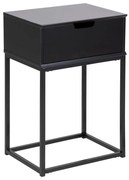 Comodino nero Mitra - Actona