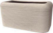 Fioriera BALI in polietilene beige H 45 cm L 80 x P 45 cm