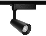 Faro LED 15W Monofase Nero CRI92 CCT Bianco Variabile 38° Bridgelux LED Colore Bianco Variabile CCT