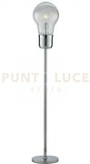 Piantana lampadina cromo 1xe27 30x165cm i-lampd-piant