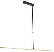 Lampada a sospensione nera oro LED dimmerabile - BOLD