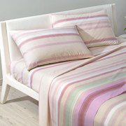 Completo Lenzuola in Cotone Home Matrimoniale Caleffi Coral