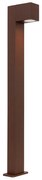 Lampada da esterno a stelo industriale Marrone ruggine 80 cm IP44 - Baleno