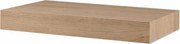 Mensola sospesa 100 cm per lavabo bagno in legno Rovere Chiaro - COSTA