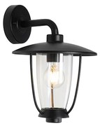 Lampada da parete esterna moderna nera - Khana