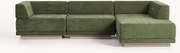 Divano angolare componibile 4 posti Colin