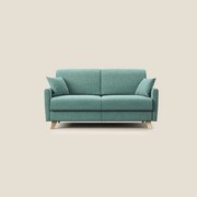 Edgar divano letto matrimoniale in tessuto felis impermeabile T03 verde acqua