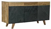 Credenza DKD Home Decor 8424001826971 145 x 42 x 74 cm Nero Marrone Acacia