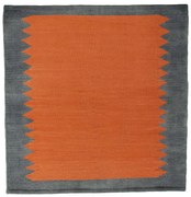 Kilim Tappeto persiano 90x100 Giallo (Iran) Tessuto A Mano
