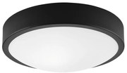 Plafoniera JONAS 1xE27/60W/230V diametro 26 cm nero