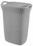 Cesto portabiancheria in plastica 57 l Knit - Curver