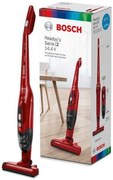 Scopa Elettrica Ricaricabile Serie 2 BBHF214R Senza Sacco Batteria Ioni di Litio 14,4 v Autonomia fino a 35 Minuti Ciclonico Colore Rosso - Bosch