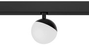 Sfera LED 7W Magnetica, CCT, Angolo 180°, Nera Colore Bianco Variabile CCT