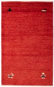Gabbeh Tappeto 80 x 120 Rosso (Iran) Annodato A Mano
