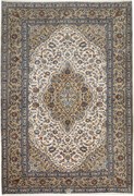 Kashan Tappeto 300x210 Beige (Iran) Annodato A Mano