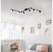 Eglo 32433 - Faretto LED BUZZ-LED 6xGU10/2,8W/230V 3000K nero