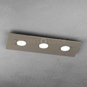 Path plafoniera 3 luci tortora scuro 1141-pl3 r-ts